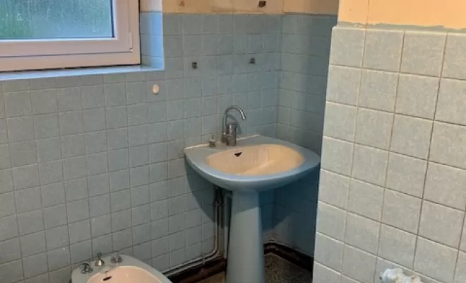 salle de bain avant rénovation